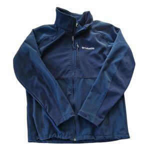 Columbia Mens Blue Ryton Reserve Jacket WM1223 Large Hiking Outdoors Fishing